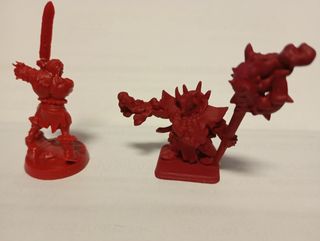 Heroquest Enano nigromante rojo