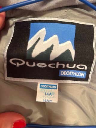 Mono esquiar Quechua amarillo talla 14 años