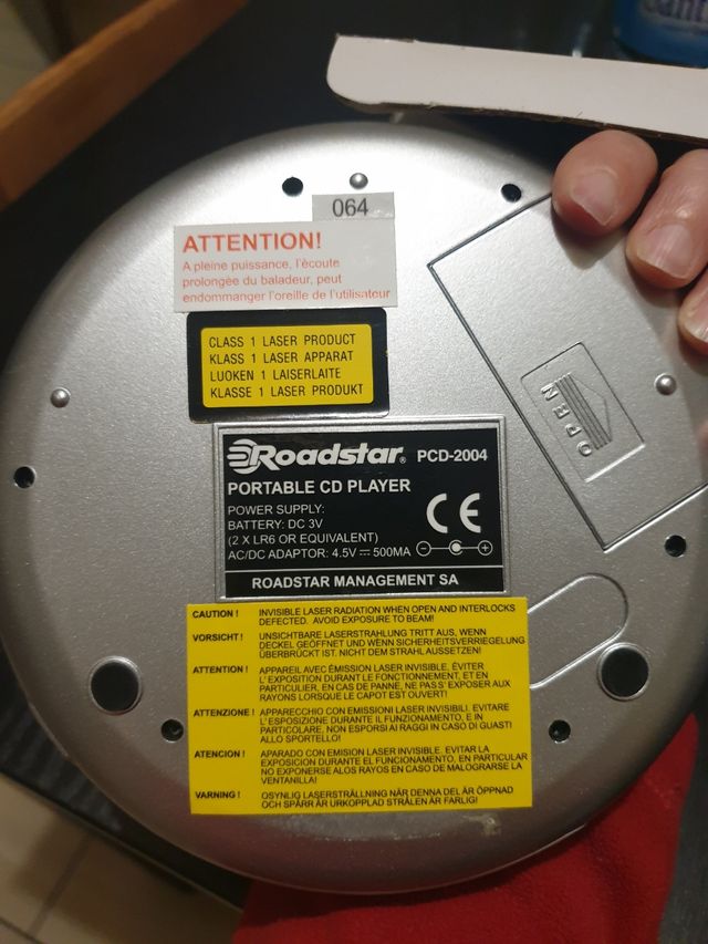 lettore cd/cd-r roadstar pcd-2004