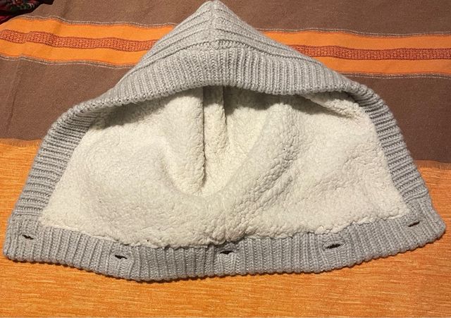 Cardigan lana grossa con alamari