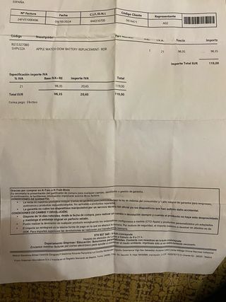 Apple Watch Nike salud de batería 100