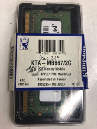 Memoria RAM 1 GB DDR3 1066 CL7
