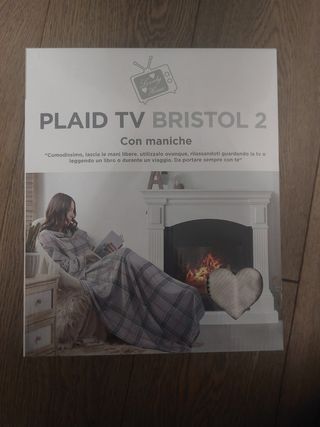 Plaid con maniche - mai aperto 