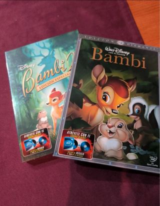 Pack DVD Bambi 1 y 2