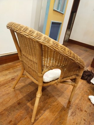 Sillon de mimbre zara kids