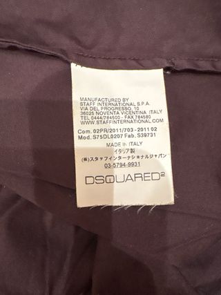 Camisa Dsquared2 marrón