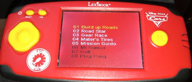 Consola videojuegos LEXIBOOK CARS