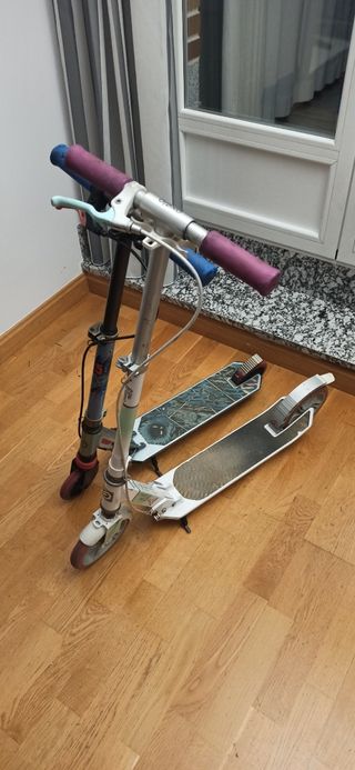 Patinetes x2  Oxelo (Decathlon) dos tamaños