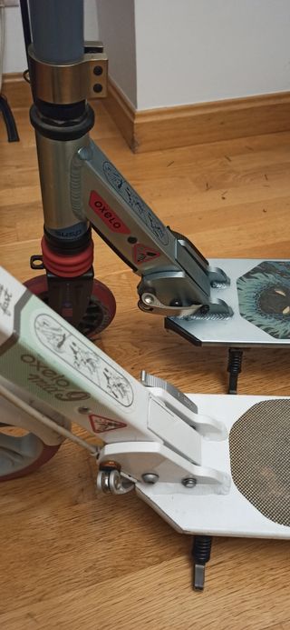 Patinetes x2  Oxelo (Decathlon) dos tamaños