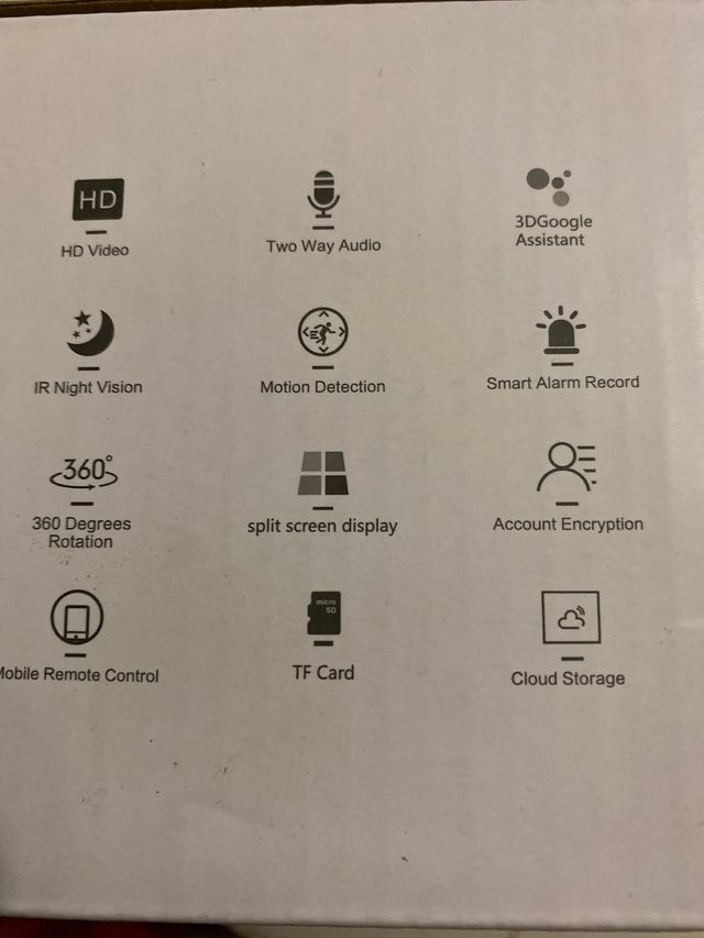 Camara wifi 360 de vigilancia nueva