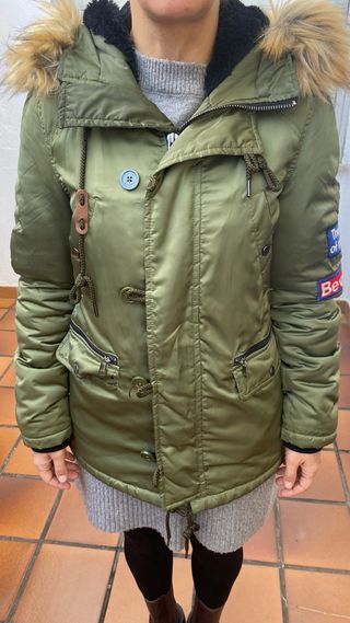 Abrigo verde militar