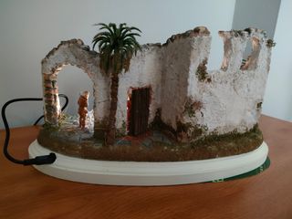 Belen/nacimiento,en peana...