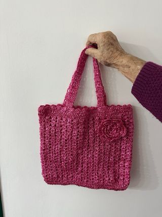 Cartera de rafia
