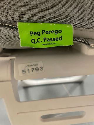 Trona Peg Perego Gris