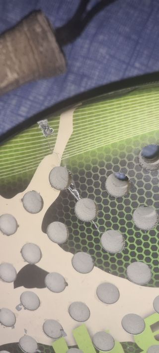Palas de padel para reparar.
