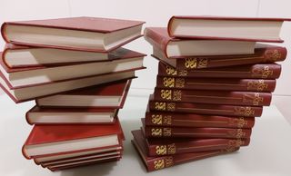 28 TOMOS: 22 DICCIONARIOS ENCICLOP. + 6 APENDICES