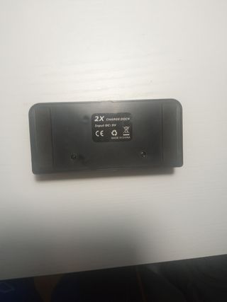 Cargador doble de mando wii