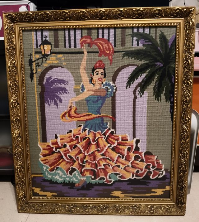 Cuadro punto de cruz,por 30€