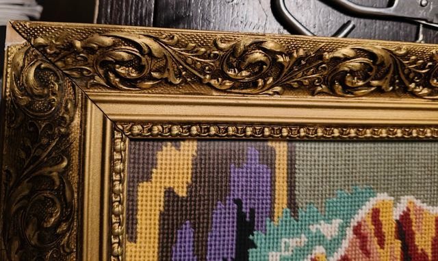 Cuadro punto de cruz,por 30€