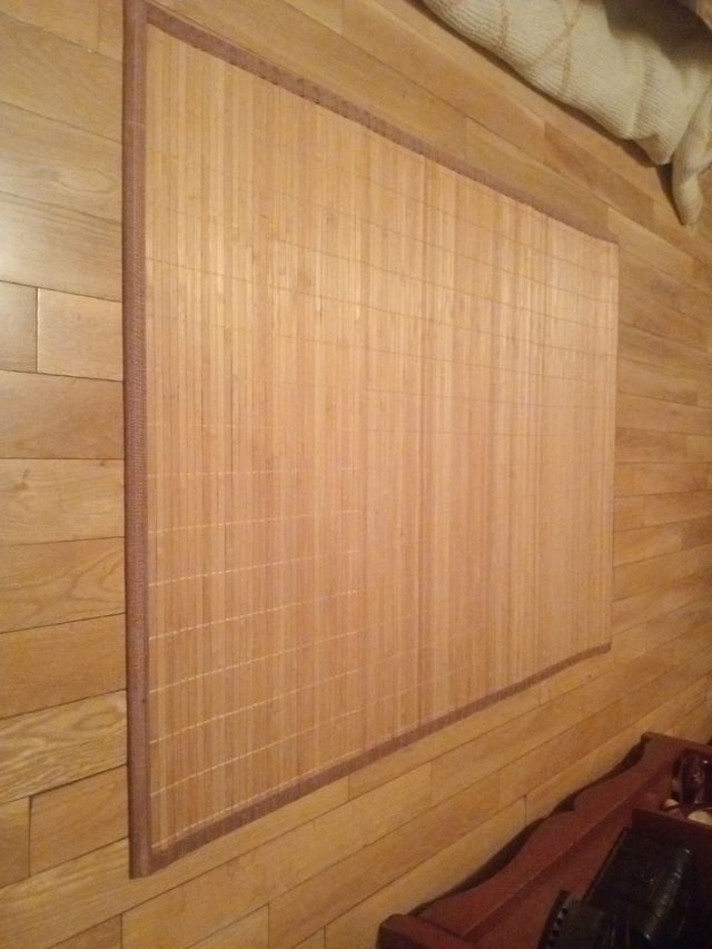 Esterilla-alfombrilla bambú