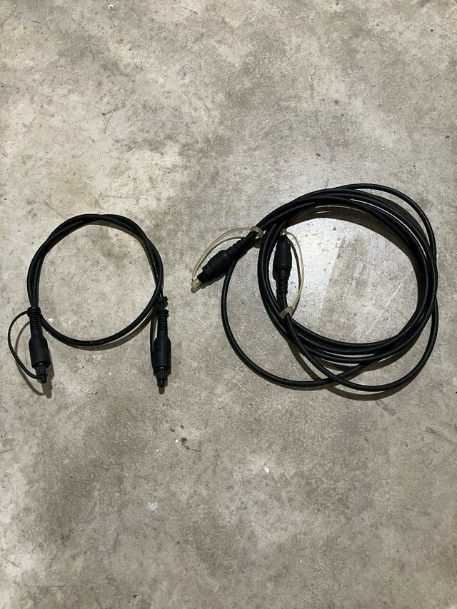 2 cables opticos