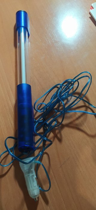 Luz azul para interior de coche