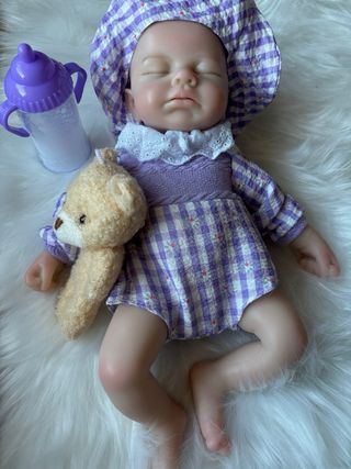 Bebe reborn silicona platino flexible