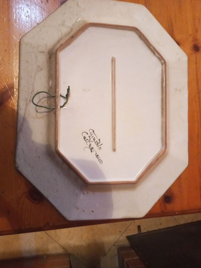 Vassoio in ceramica Caltagirone vintage