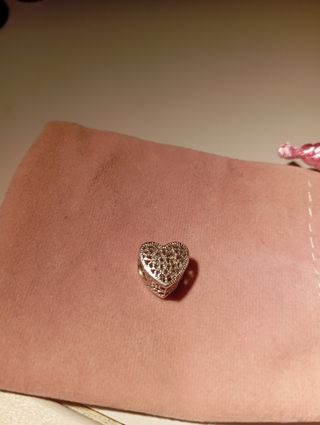 Charm Corazón Plata