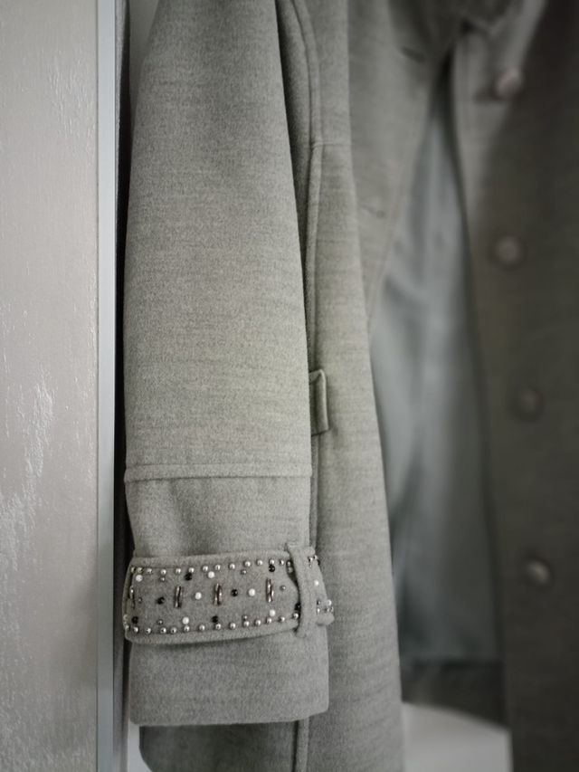 Giaccone da donna in tessuto.