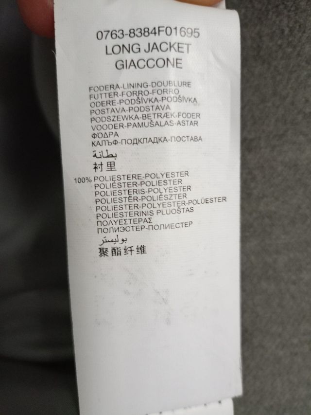 Giaccone da donna in tessuto.