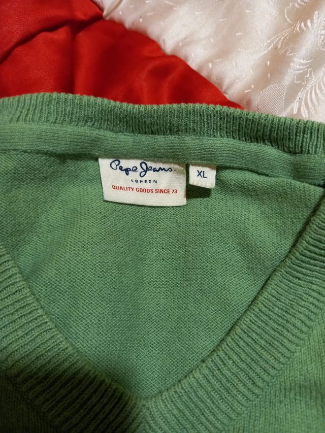 Jersey Pepe Jeans color verde Talla XL