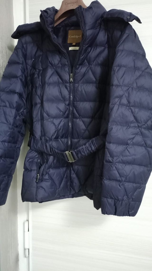 Piumino donna vera piuma.Tg XXL