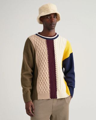 Jersey Gant coletas ochos lana punto