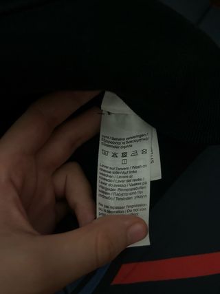 Jersey lacoste negra de hombre