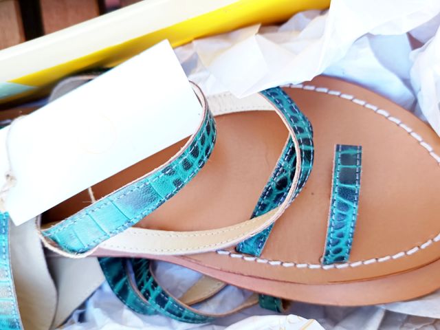 Sandalias nuevas mujer piel talla 41 White Sun