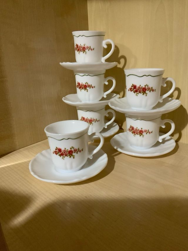 Juego de cafe 6 tazas