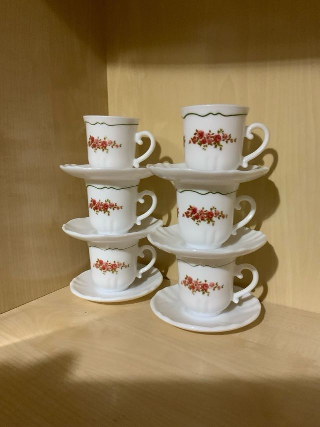 Juego de cafe 6 tazas