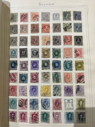 Álbum antiguo de sellos del Mundo