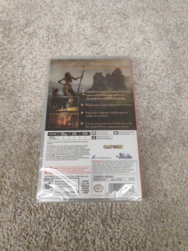 Dragon's Dogma Nintendo Switch