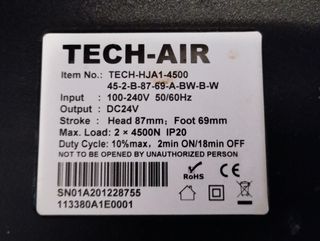 Cama articulada tech air