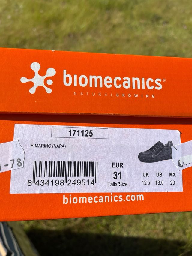 Zapatos biomecanics niño número 31