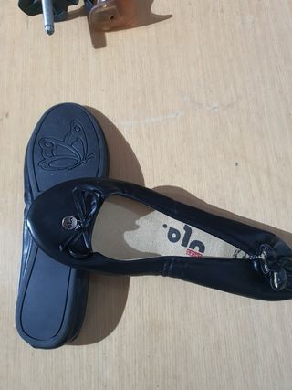 Zapatos Bailarinas negras 38, para llevar en bolso