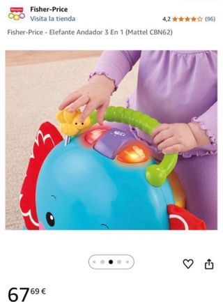 Andador correpasillos fisher price 