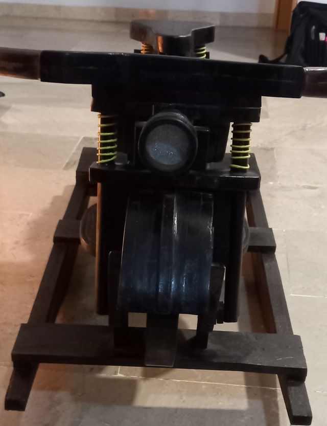 BALANCÍN DE MADERA MOTO CUSTOM