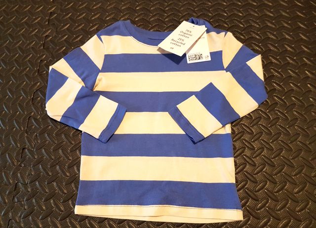 Camisola em algodão de manga comprida