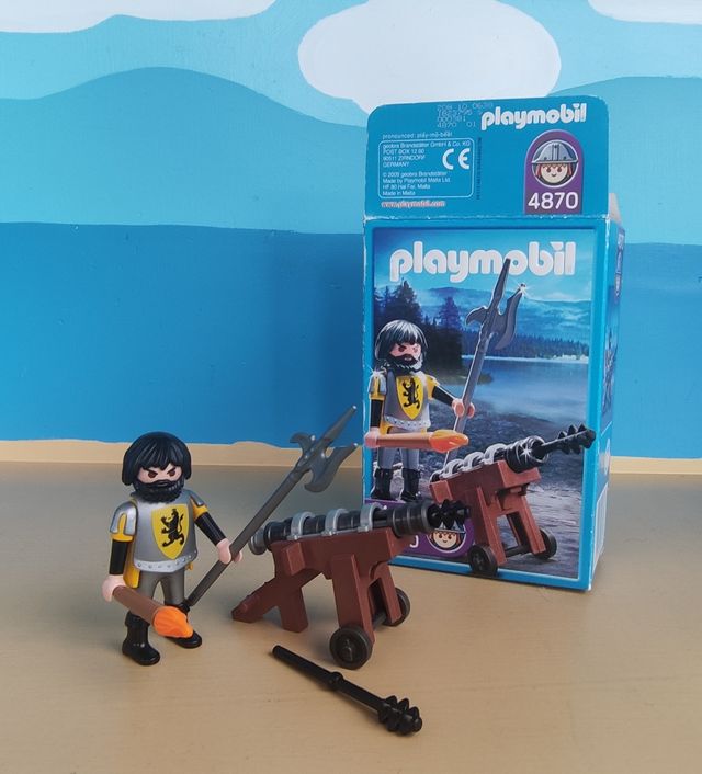 Playmobil 4870 y 4872. Artilleros.