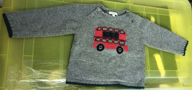 Jersei bebé lana y angora de Karpi.