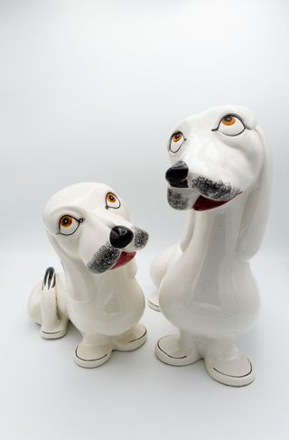 Duo figuras ceramica Cévac