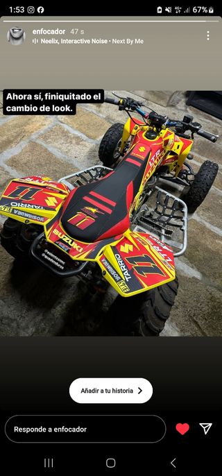 Asiento quad,ltz400,rtx,warrior,polaris